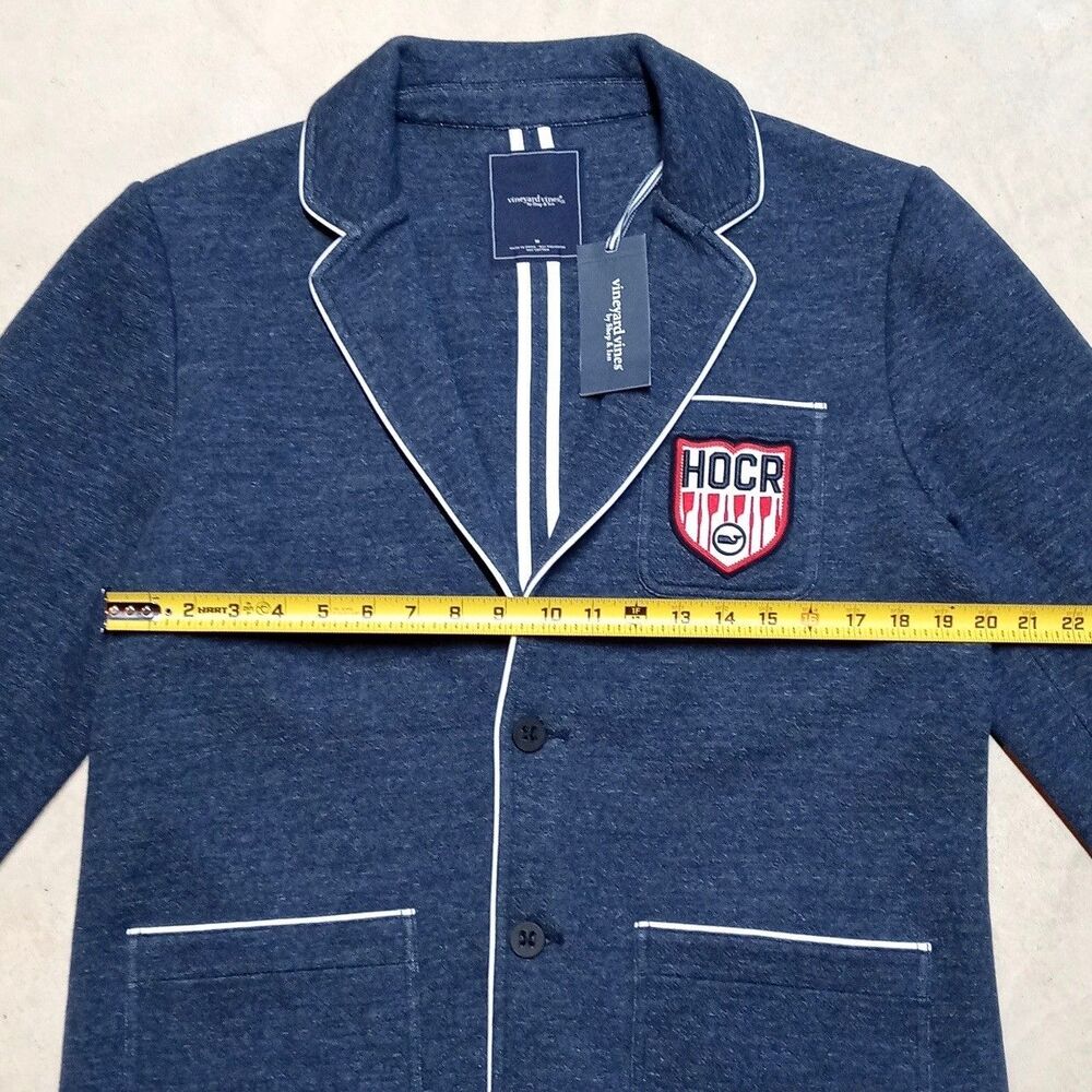 NWT Vineyard Vines HOCR Knit Cardigan Blazer MEDIUM Head of the Charles Regatta - Picture 11 of 11